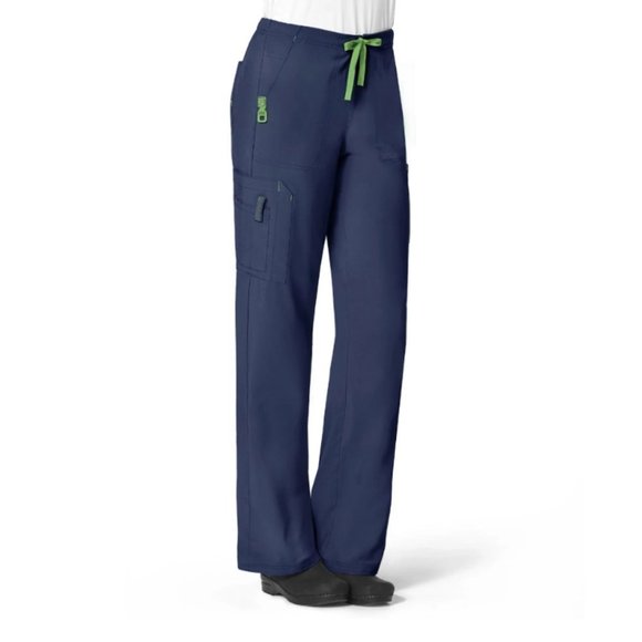 Carhartt Pants - CARHARTT Womens Cross-Flex Women's Utility Scrub Pant navy blue size Large @K